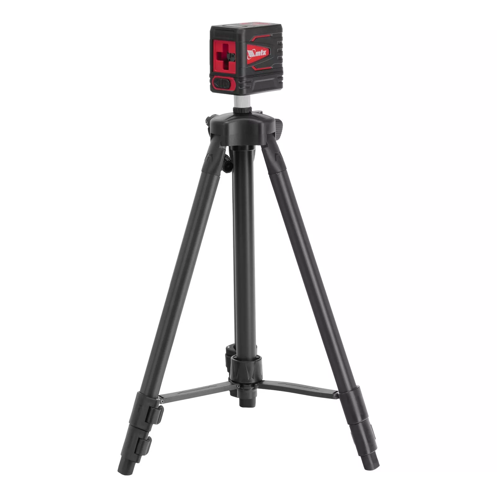 Лазерный уровень QBC RED Pro SET, 10 м, красный луч, батарейки, штатив MTX