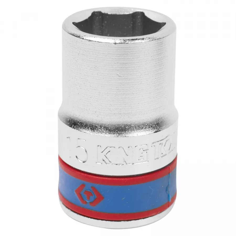 Головка торцевая стандартная шестигранная 1/2", 15 мм KING TONY 433515M