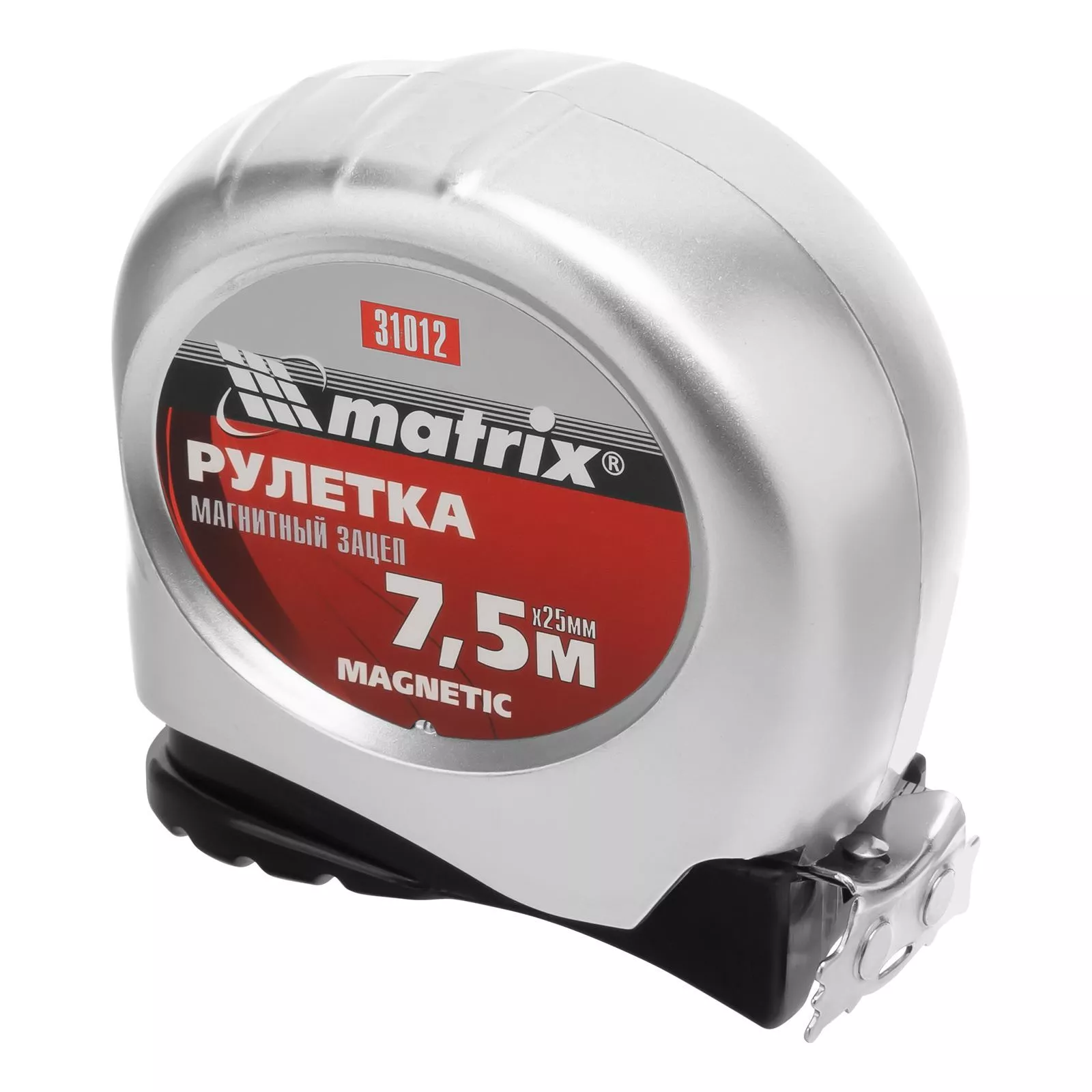Рулетка Magnetic,7,5 м х 25 мм,магнитный зацеп Matrix