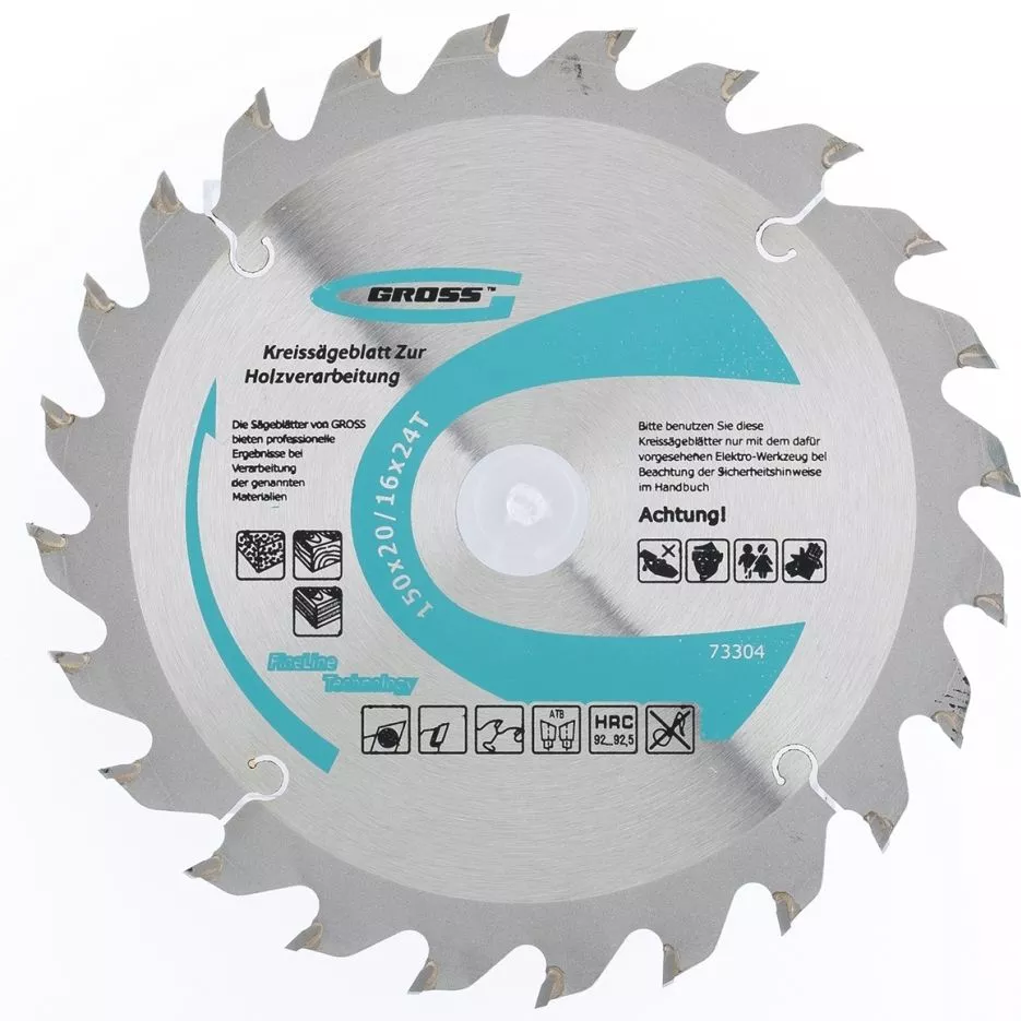 Пильный диск по дереву 130 x 20/16 x 24Т Gross