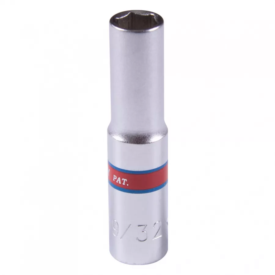 Головка торцевая глубокая шестигранная 1/4", 9/32", дюймовая KING TONY 223509S