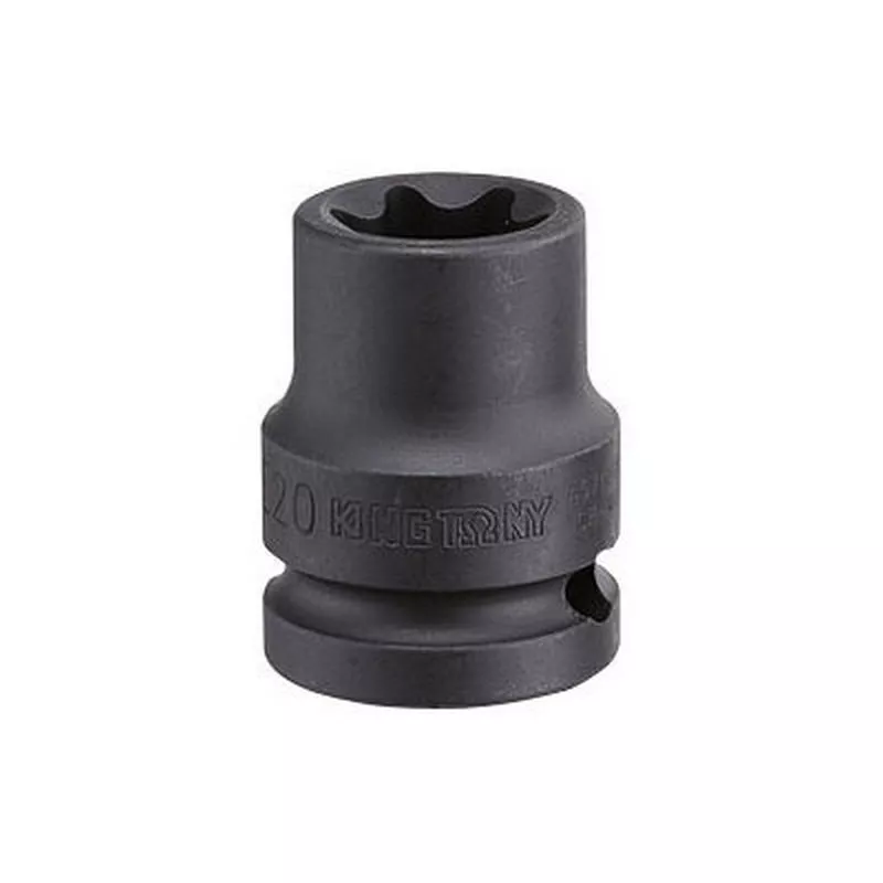 Головка торцевая ударная TORX Е-стандарт 3/4", E24, L = 56 мм KING TONY 657524M