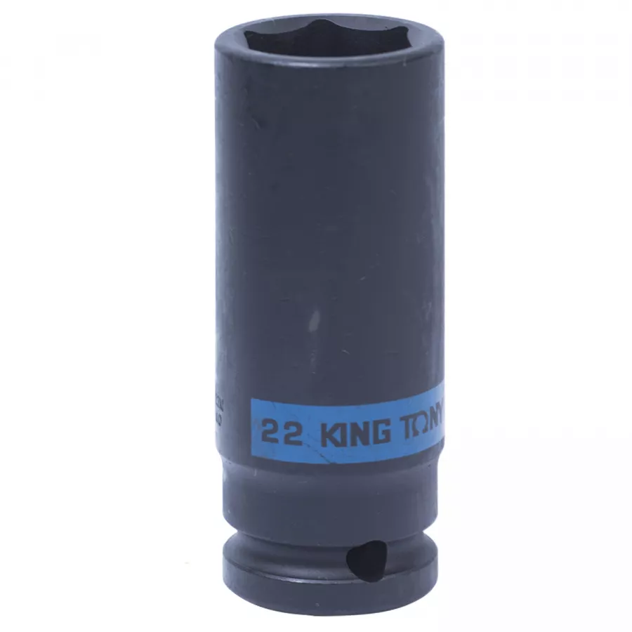 Головка торцевая ударная глубокая шестигранная 1/2", 22 мм KING TONY 443522M