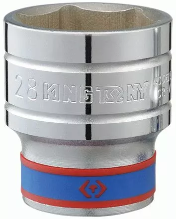 Головка торцевая стандартная шестигранная 1/2", 17 мм KING TONY 433517M