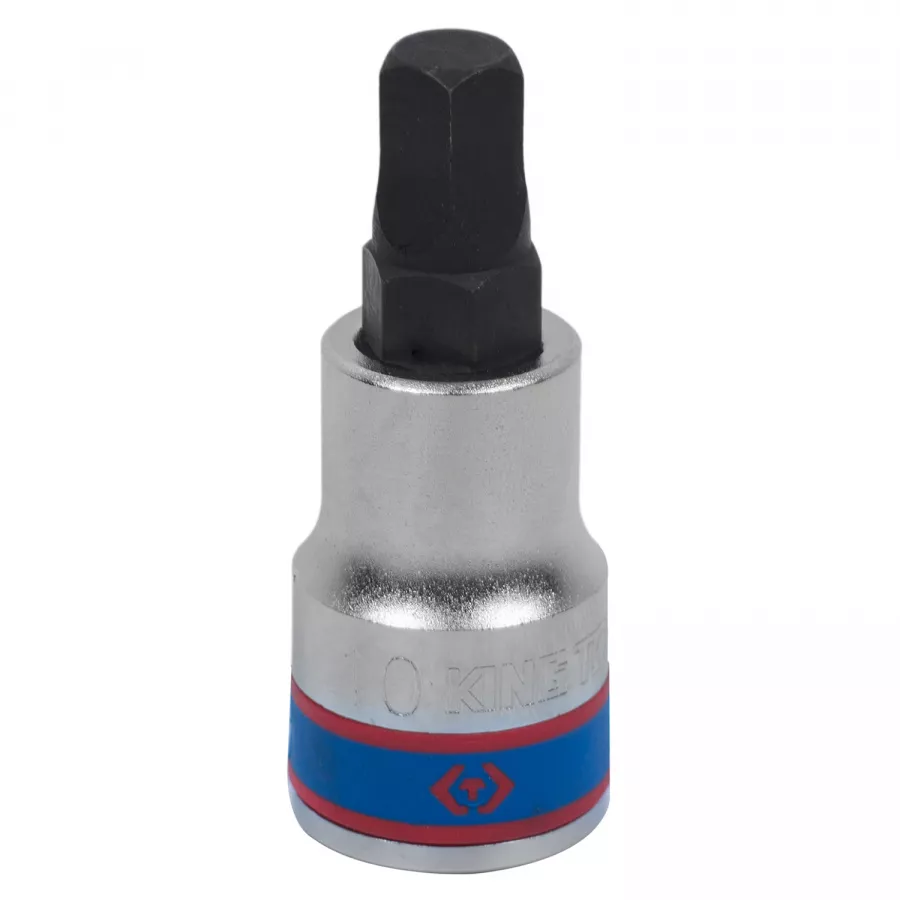 Насадка (бита) торцевая 1/2", Pentagon, 10 мм, L = 60 мм, пятигранная KING TONY 402A10