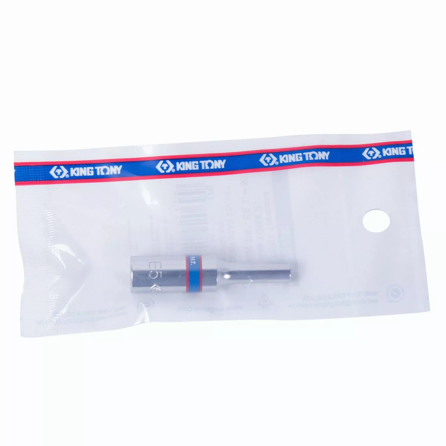 Головка торцевая TORX Е-стандарт 1/4", E5, L = 50 мм KING TONY 227505M