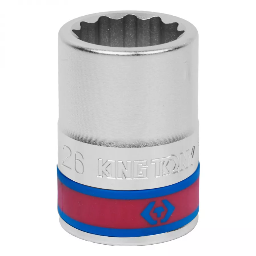 Головка торцевая стандартная двенадцатигранная 3/4", 26 мм KING TONY 633026M