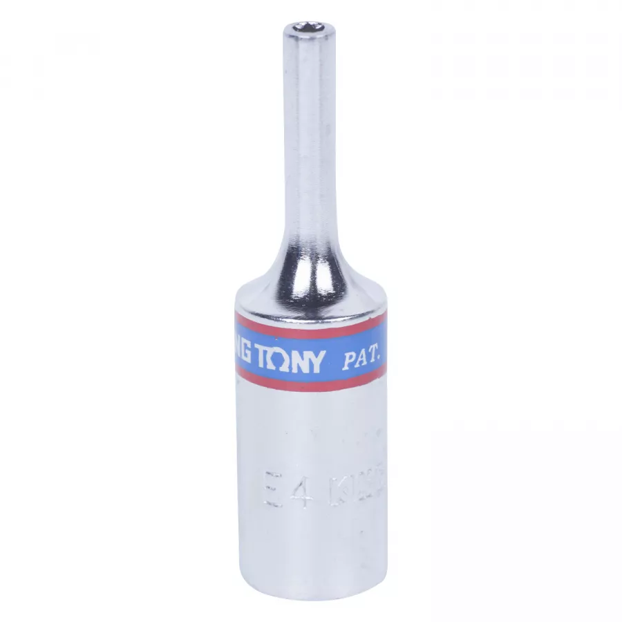 Головка торцевая TORX Е-стандарт 3/8", E4, L = 63 мм KING TONY 327504M