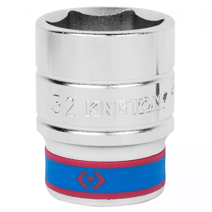 Головка торцевая стандартная шестигранная 3/4", 32 мм KING TONY 633532M