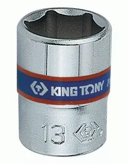 Головка торцевая стандартная шестигранная 1/4", 3,2 мм KING TONY 233532M