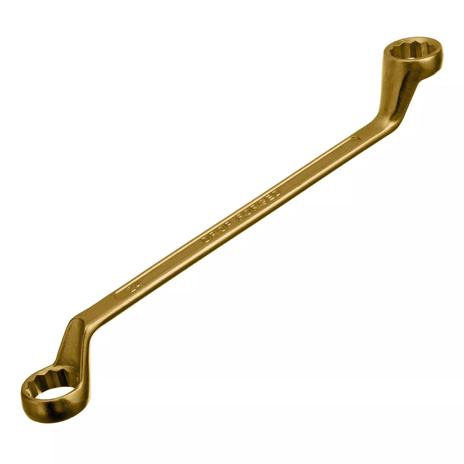 Ключ накидной, 22 х 24 мм, желтый цинк Сибртех