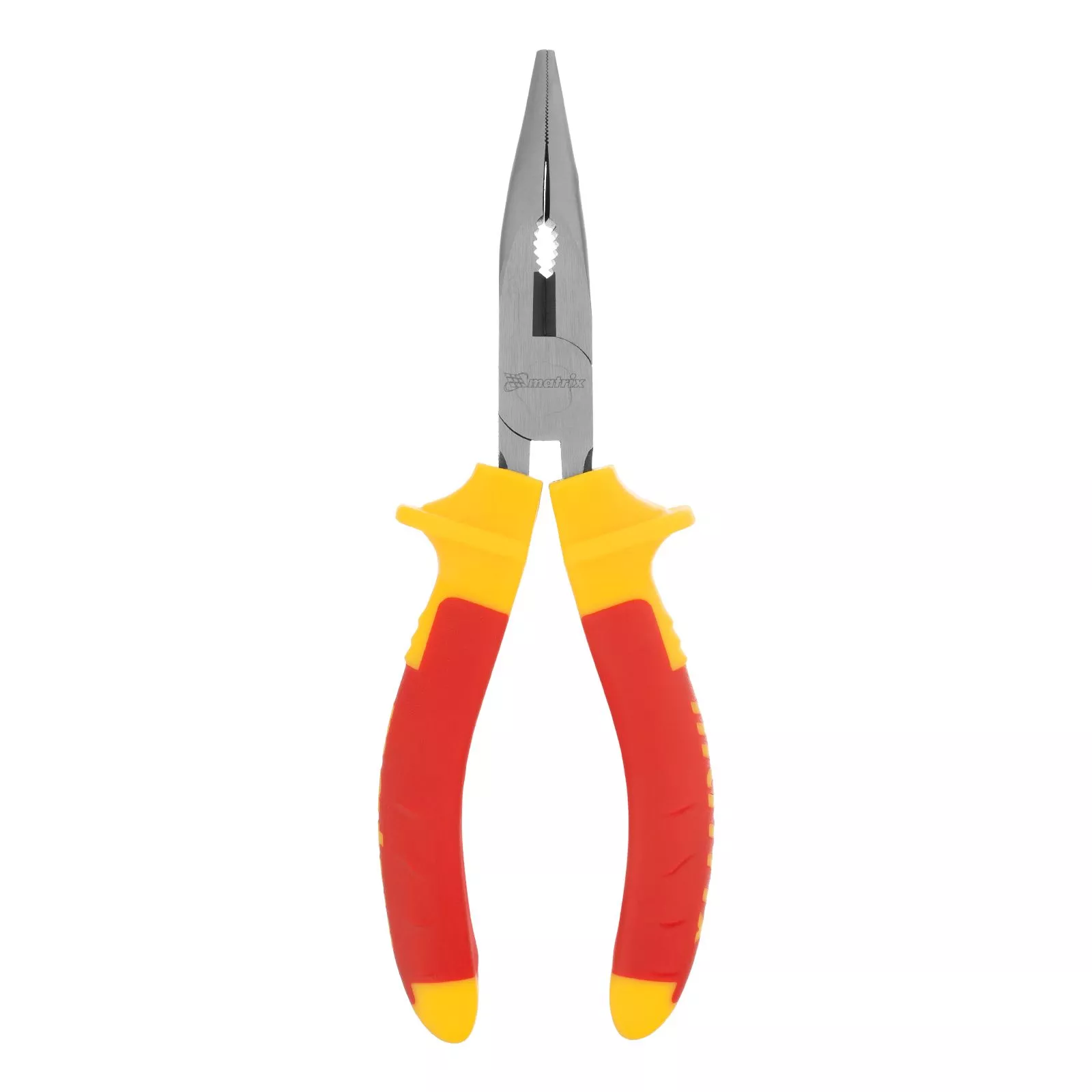 Длинногубцы изогнутые Insulated, 160 мм, двухкомпонентные рукоятки Matrix Professional