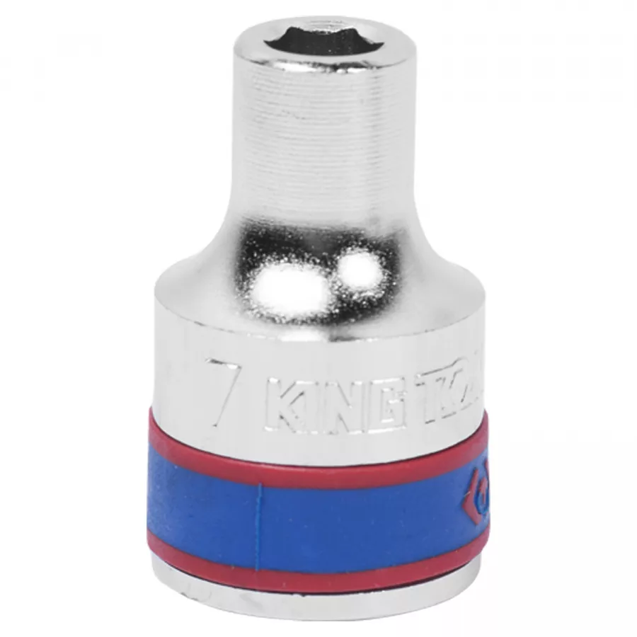 Головка торцевая стандартная шестигранная 1/2", 7 мм KING TONY 433507M