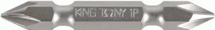 Вставка (бита) торцевая 1/4", Phillips, PH1, L = 50 мм, двусторонняя KING TONY 155001P