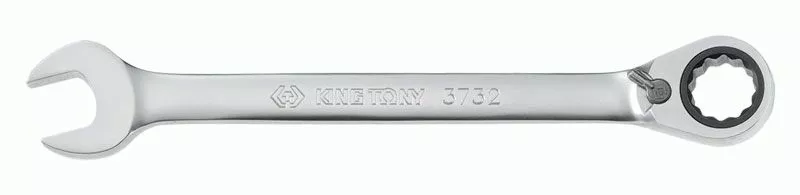 Ключ трещоточный комбинированный с флажковым переключением 16 мм KING TONY 373216M