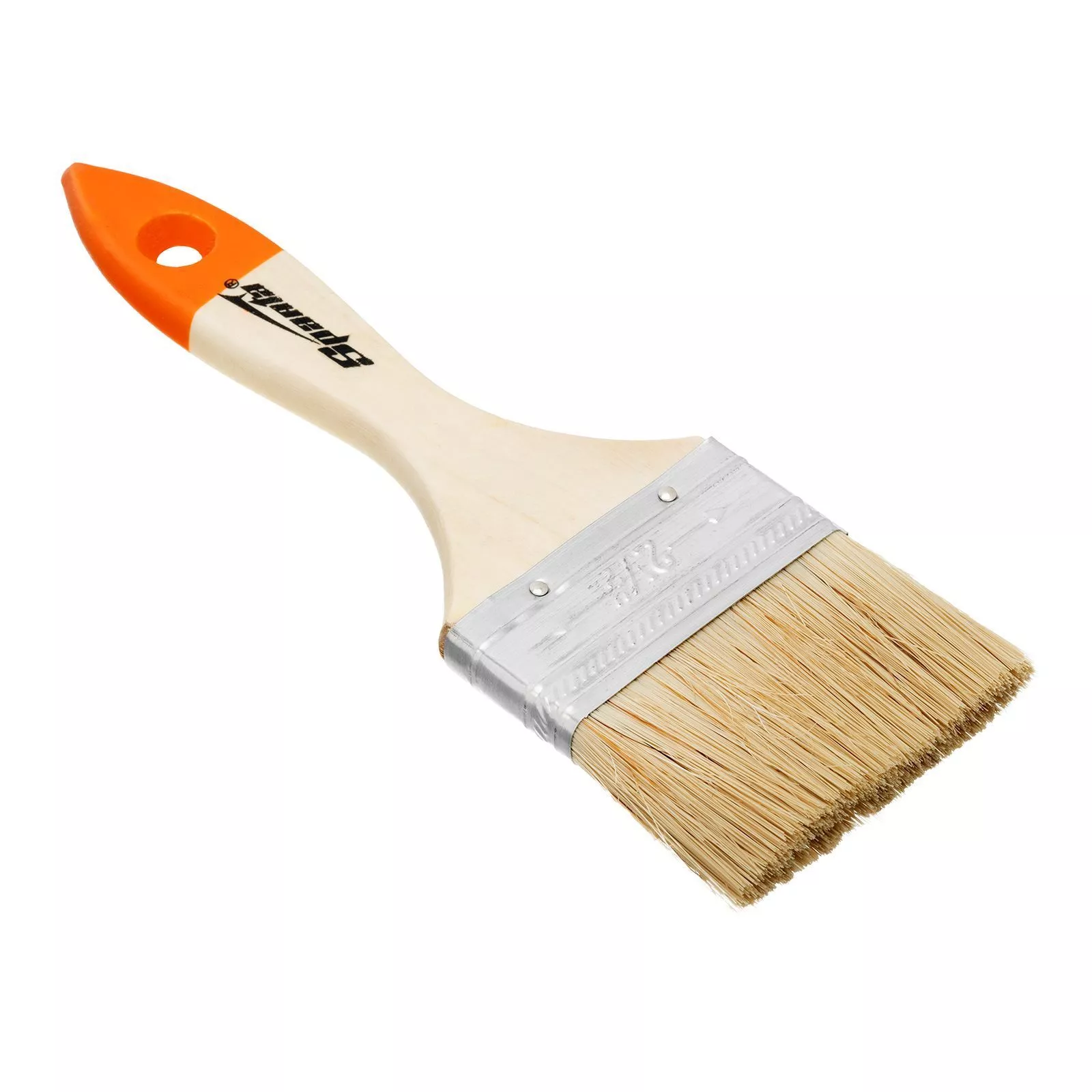 Кисть плоская Slimline 2.5" (63 мм) натуральная щетина, деревянная ручка Sparta