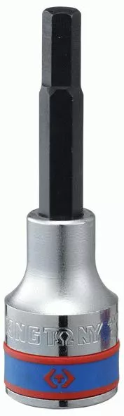 Насадка (бита) торцевая 1/2", Hex, 4 мм, L = 80 мм KING TONY 403504