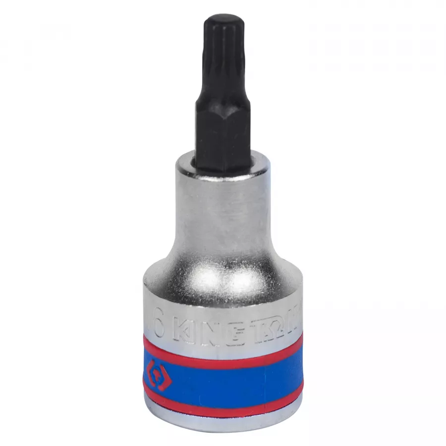Насадка (бита) торцевая 1/2", Spline, M6, L = 60 мм KING TONY 402606