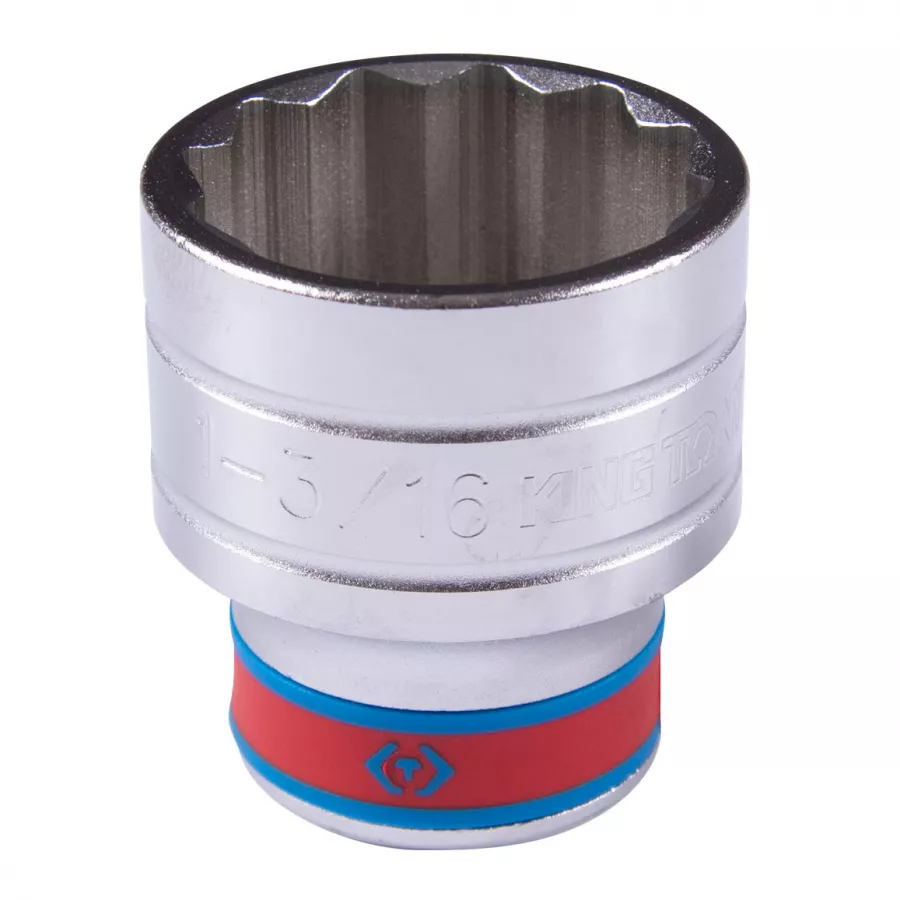 Головка торцевая стандартная двенадцатигранная 1/2", 1-3/16", дюймовая KING TONY 433038S