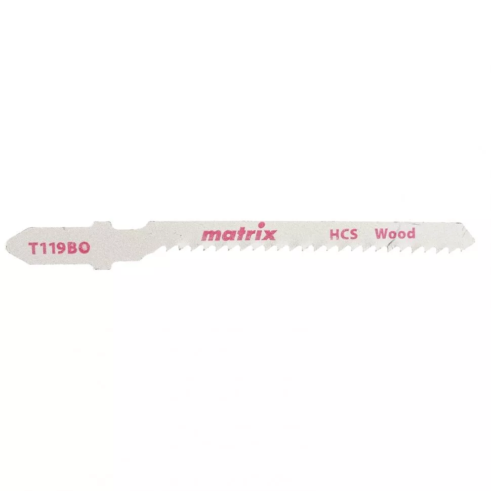 Полотна для электролобзика  по дереву, 3 шт, T119BO, 50 x 2 мм, HCS, фигур. рез Matrix