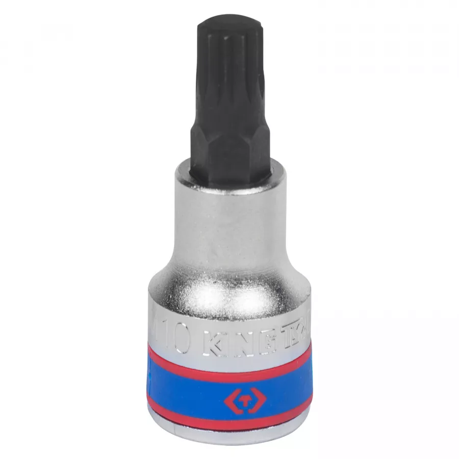 Насадка (бита) торцевая 1/2", Spline, M10, L = 60 мм KING TONY 402610