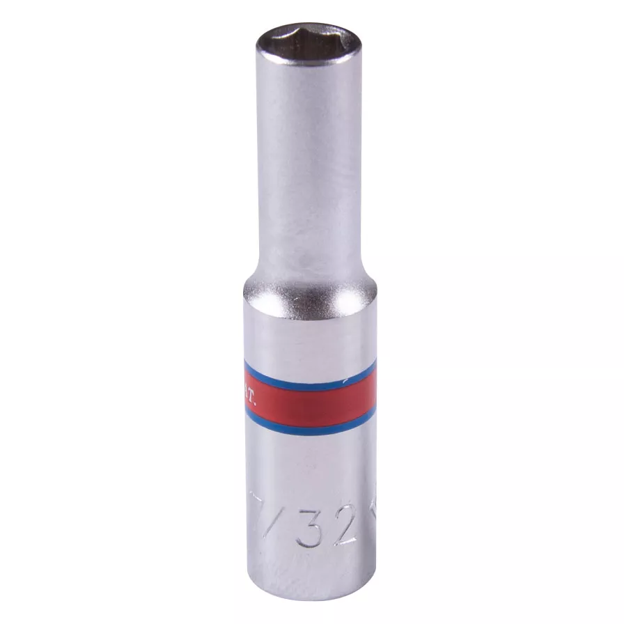 Головка торцевая глубокая шестигранная 1/4", 7/32", дюймовая KING TONY 223507S