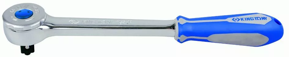 Трещотка 1/2", 262 мм, 72 зубца, дисковый механизм, с кнопкой KING TONY 4756-10G