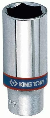 Головка торцевая глубокая шестигранная 3/8", 22 мм KING TONY 323522M