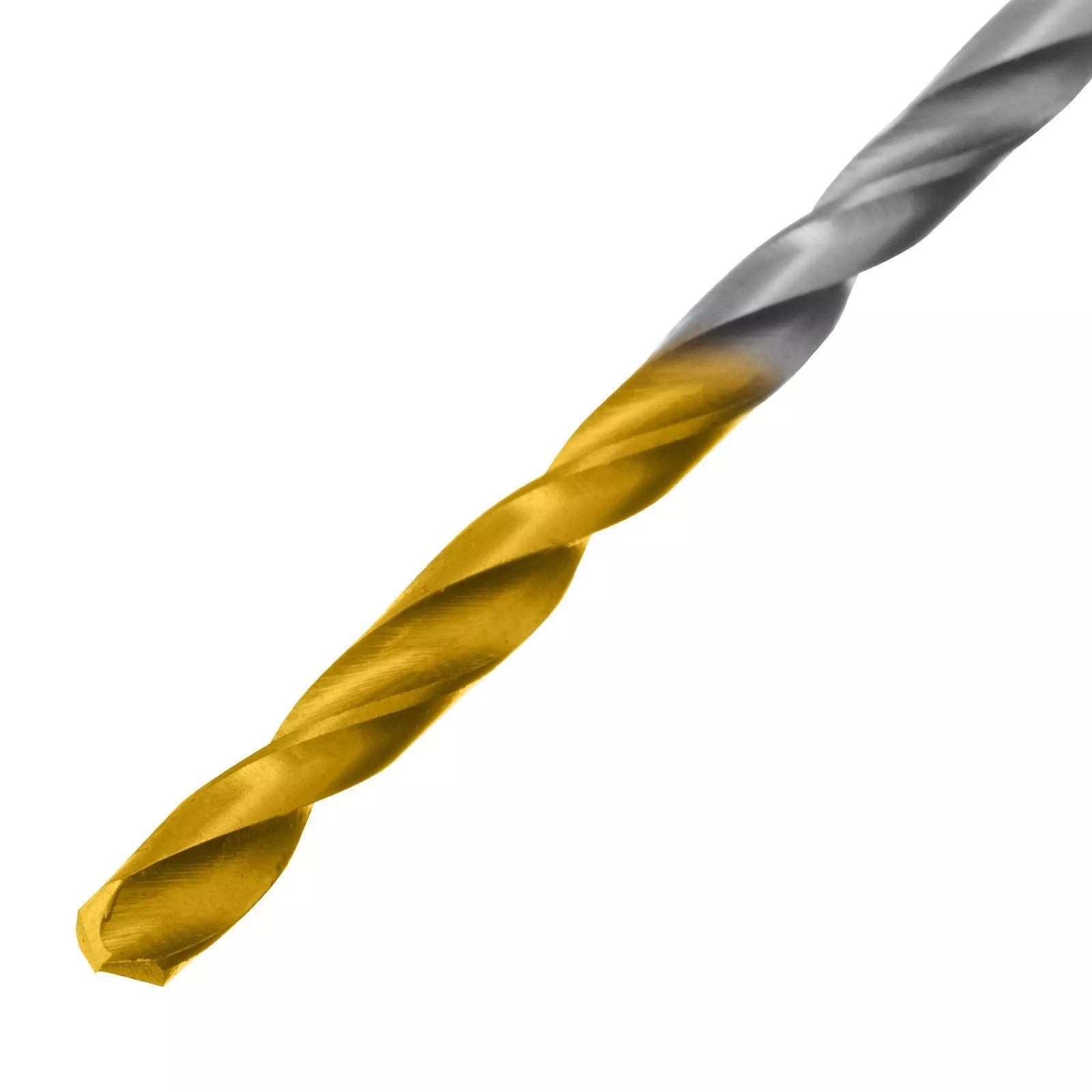 Сверло спиральное по металлу 3 х 100 мм, Р6М5, Golden Tip, удлиненное, 2шт. Denzel