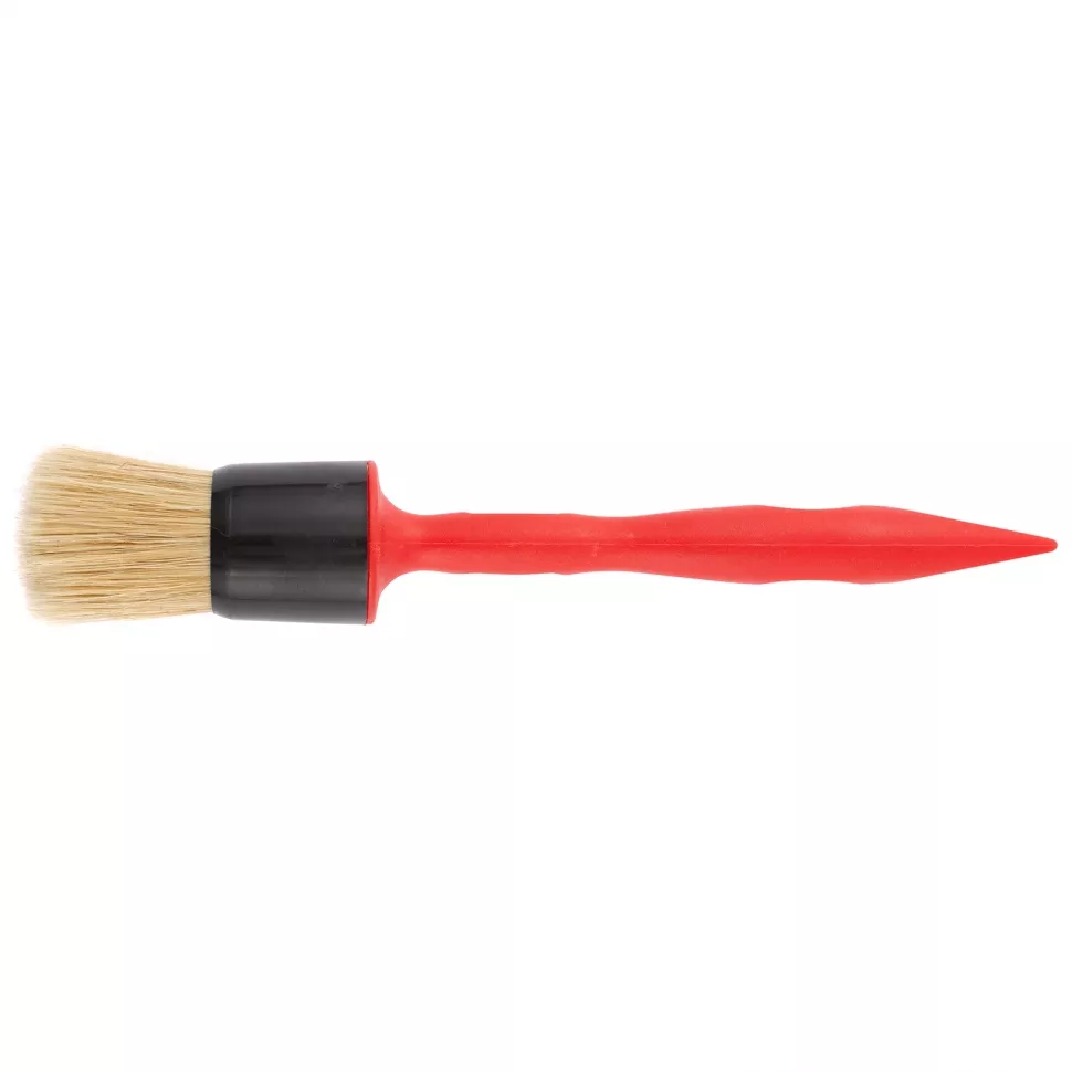 Кисть круглая №30, натуральная щетина, пластиковая ручка, Color line Matrix