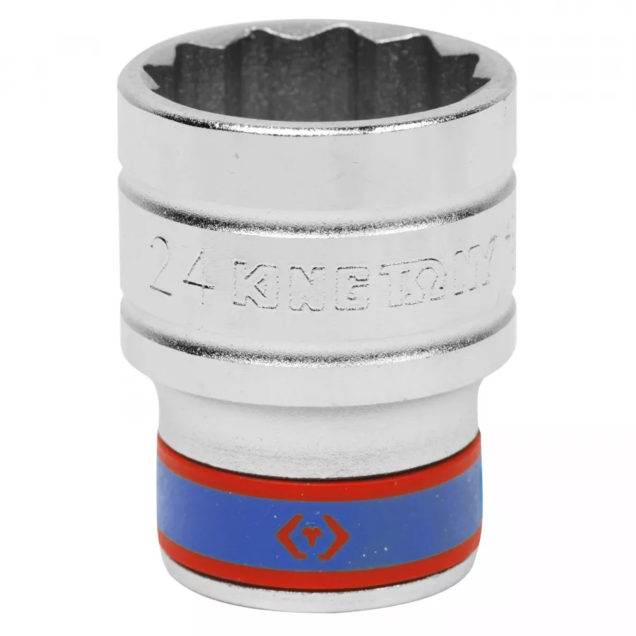 Головка торцевая стандартная двенадцатигранная 1/2", 24 мм KING TONY 433024M