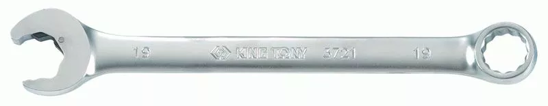 Ключ комбинированный с трещоткой в рожке 19 мм KING TONY 372119M
