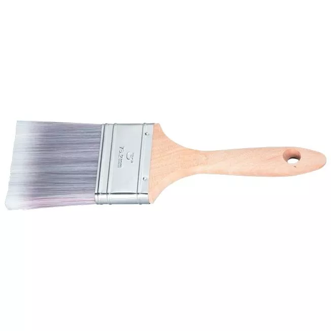 Кисть плоская Platinum 1", искусственная щетина, деревянная ручка MTX