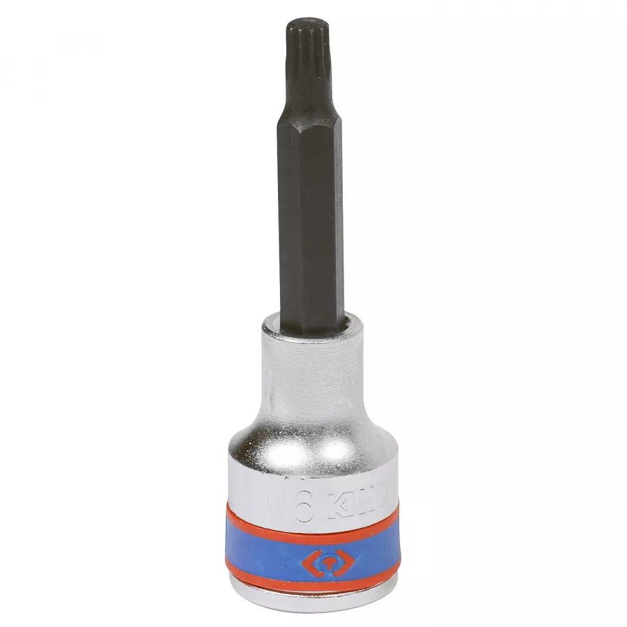 Насадка (бита) торцевая 1/2", Spline, M6, L = 80 мм KING TONY 403606