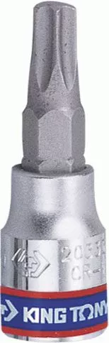 Насадка (бита) торцевая 1/4", Torx T25, L = 37 мм KING TONY 203325