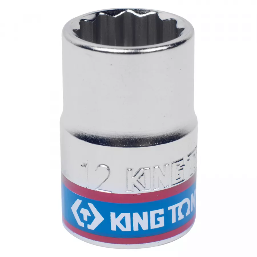Головка торцевая стандартная двенадцатигранная 3/8", 12 мм KING TONY 333012M