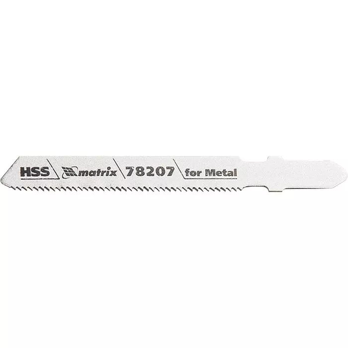 Полотна для электролобзика по металлу, 3 шт, T118A, 50 х 1.2 мм, HSS Matrix Professional