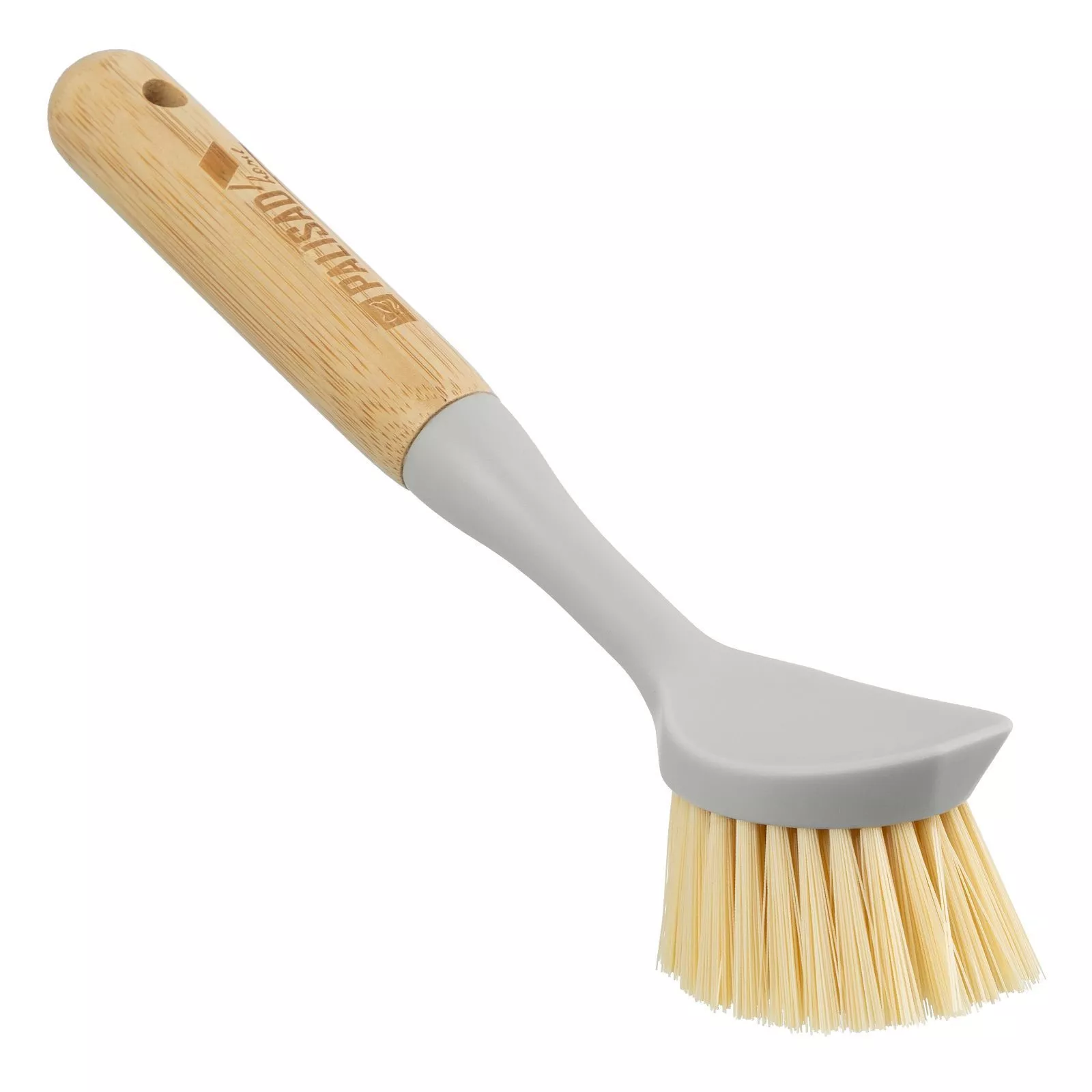Щетка для посуды круглая d 60х230 мм, бамбуковая рукоятка, Home Palisad