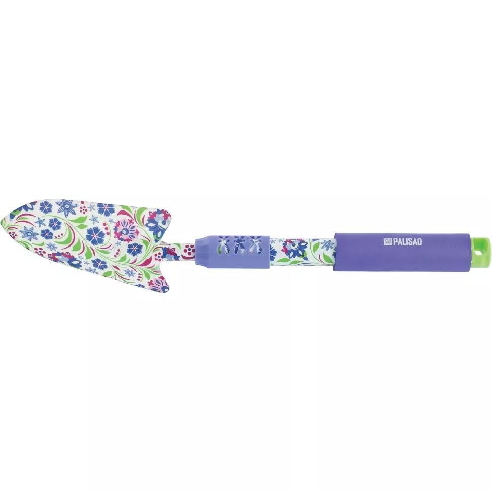 Совок посадочный узкий, 85 х 430 мм, стальной, удлиненная рукоятка, Flower Mint, Palisad
