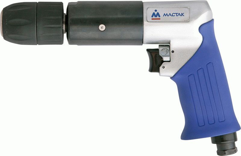 Дрель пневматическая 10 мм, 1800 об/мин, реверс МАСТАК 630-31800