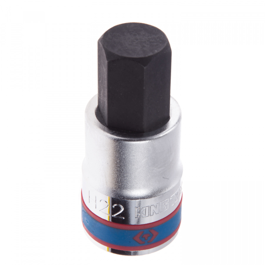 Насадка (бита) торцевая 3/4", Hex, 22 мм, L = 80 мм KING TONY 602522