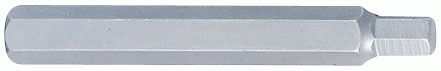 Вставка (бита) торцевая 10 мм, Hex, 6 мм, L = 80 мм KING TONY 168006H