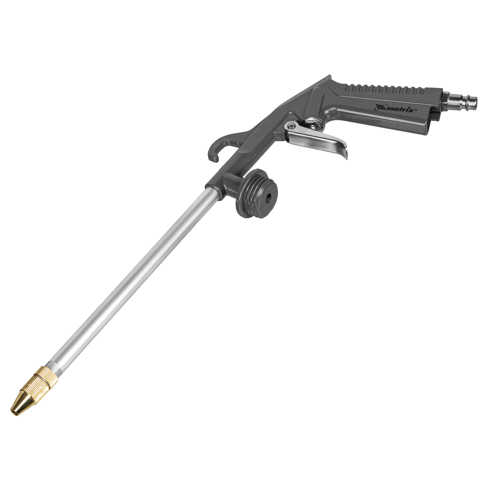 Набор пневмоинструмента, 5 предметов, быстросъемное соединение, краскораспылитель с нижним бачком Matrix