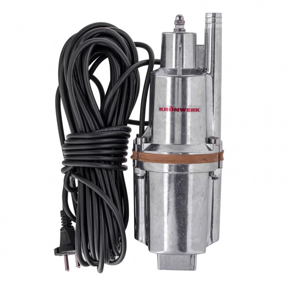 Вибрационный насос KVP300-15, 1080 л/ч, подъем 70 м, кабель 15 метров Kronwerk