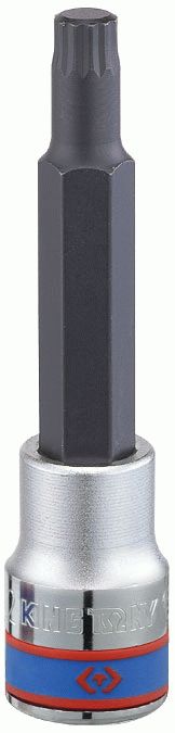 Насадка (бита) специальная торцевая 1/2", Spline, М8, L = 100 мм, для головки блока Toyota KING TONY 404108