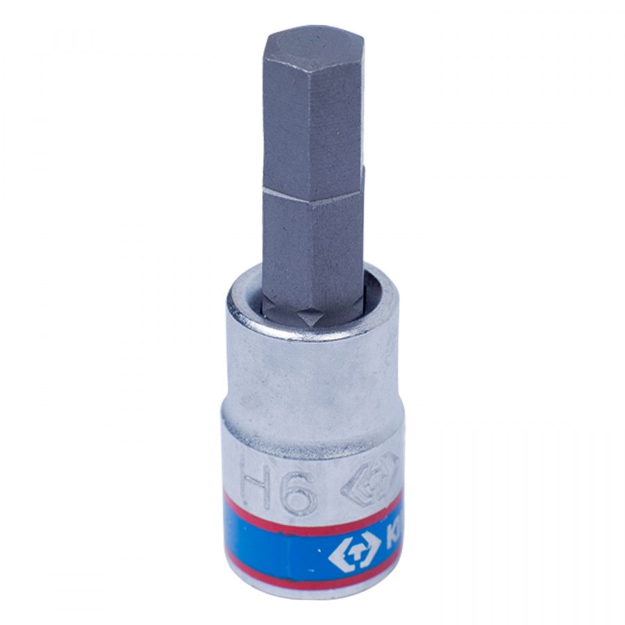 Насадка (бита) торцевая 1/4", Hex, 6 мм, L = 37 мм KING TONY 203506