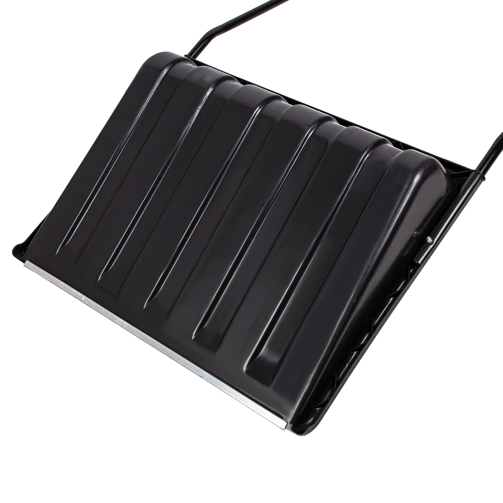 Движок для уборки снега пластиковый, 700х550х1470 мм, стальная рукоятка, Сибртех