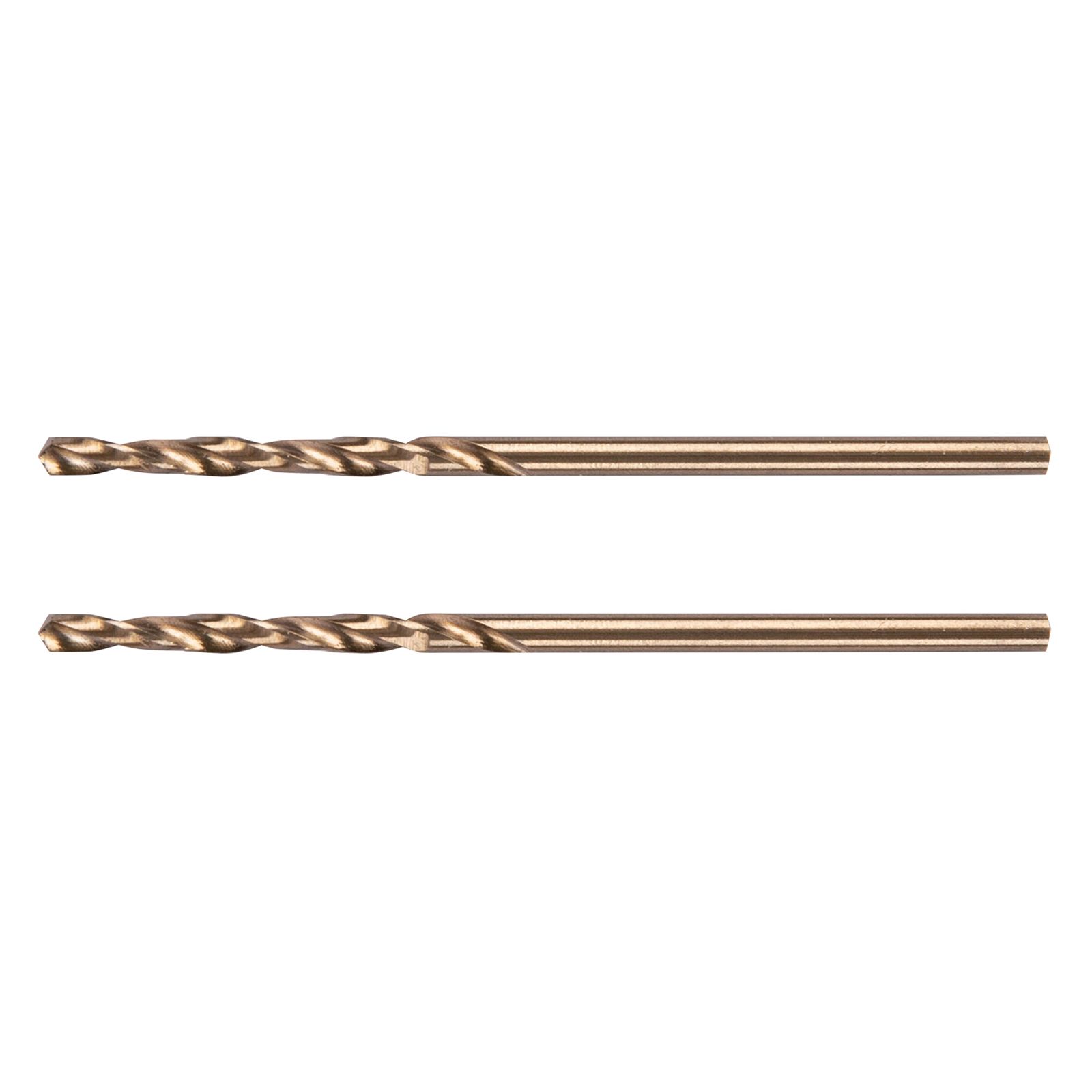 Сверло по металлу, 2 мм, HSS Co-8%, 2 шт.// Denzel