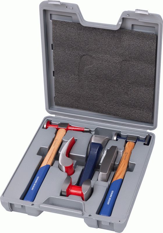 Набор рихтовочный, кейc, 6 предметов МАСТАК 1171-06C