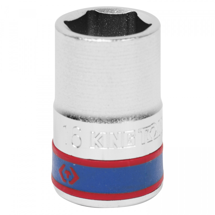 Головка торцевая стандартная шестигранная 1/2", 16 мм KING TONY 433516M